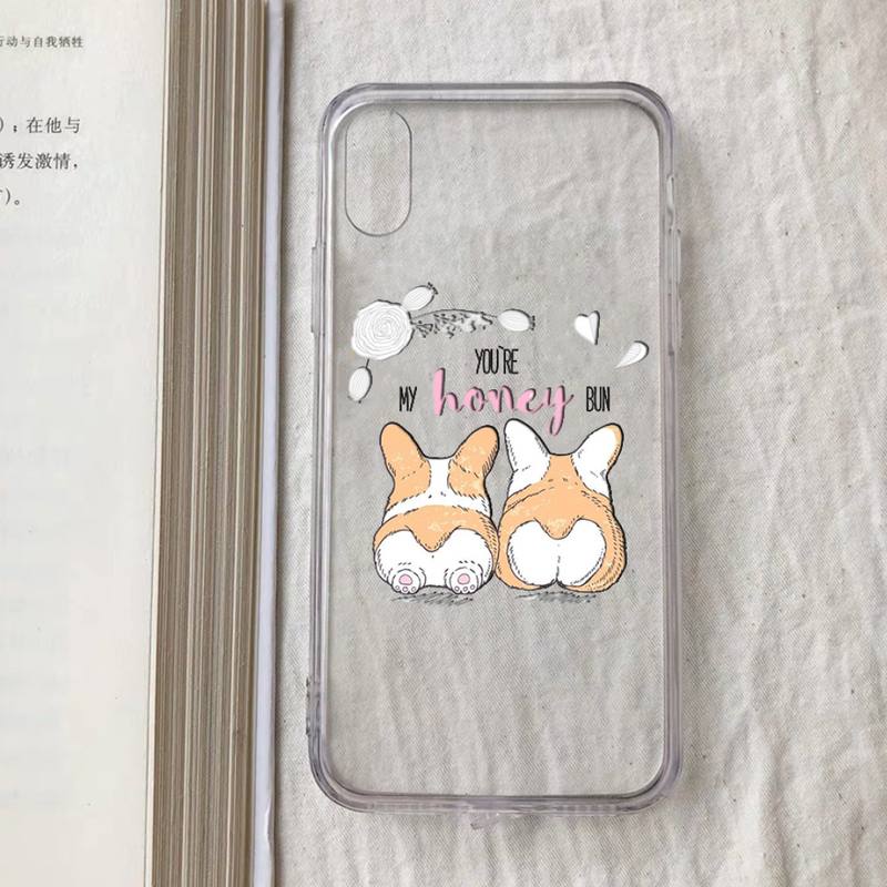 

Cute Corgi Butt Animal Puppy Phone Case for iPhone 11 12 13 mini pro XS MAX 8 7 6 6S Plus X 5S SE 2020 XR case 7 plus or 8 plus