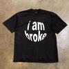 I Broke Graphic Print Autumn Pure Cotton Men's and Women's T-shirt Short Sleeve Street Fashion Trend Clothing  Vintage Clothes