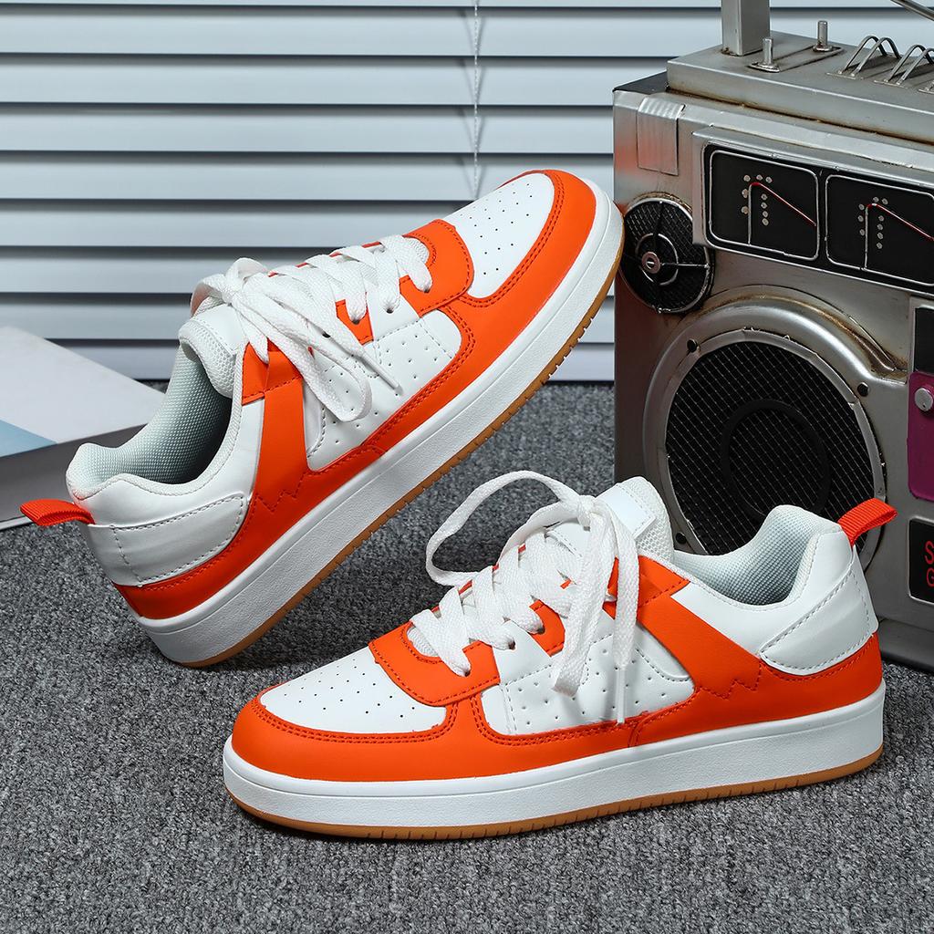 Women Chunky Shoes Trendy Platform Shoes Classic Board Shoes Men PU Leather Casual Sneakers for Outdoor Walking Traveling Jogging