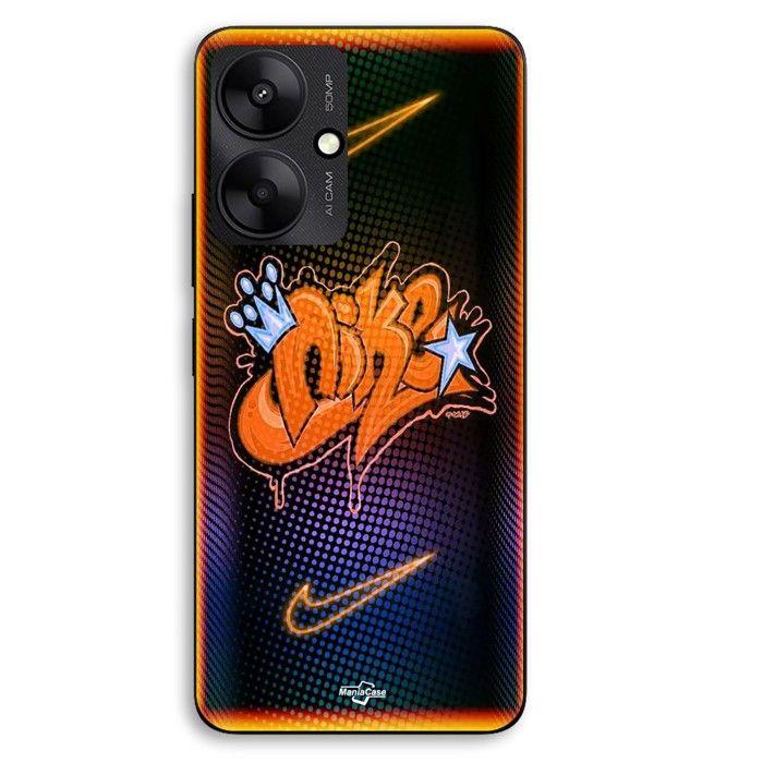 Coque Pour Xiaomi Redmi 13C 5g Nike just do it orange Maniacase