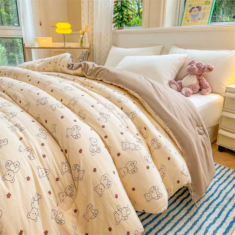 Sincan Pamuğu Yorgan: Çocuklar ve Öğrenciler İçin Kalın Çizgi Film Yatak Takımı