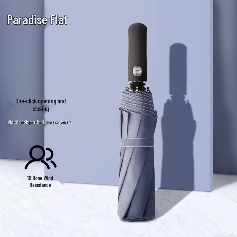 Paradise Automatic 10-Rib Rain & Sun Umbrella