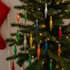 8pcs 9cm Christmas Ball Pendants Plastic Candy Shaped Christmas Hanging Ice Cream Electroplated Merry Christmas Decor