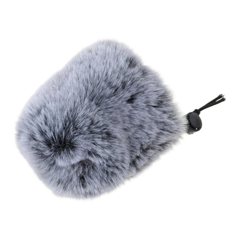 Black Sponge Artifical Fur Covers for  ATR2500 Microphone Soft and Thick Sponge Protector