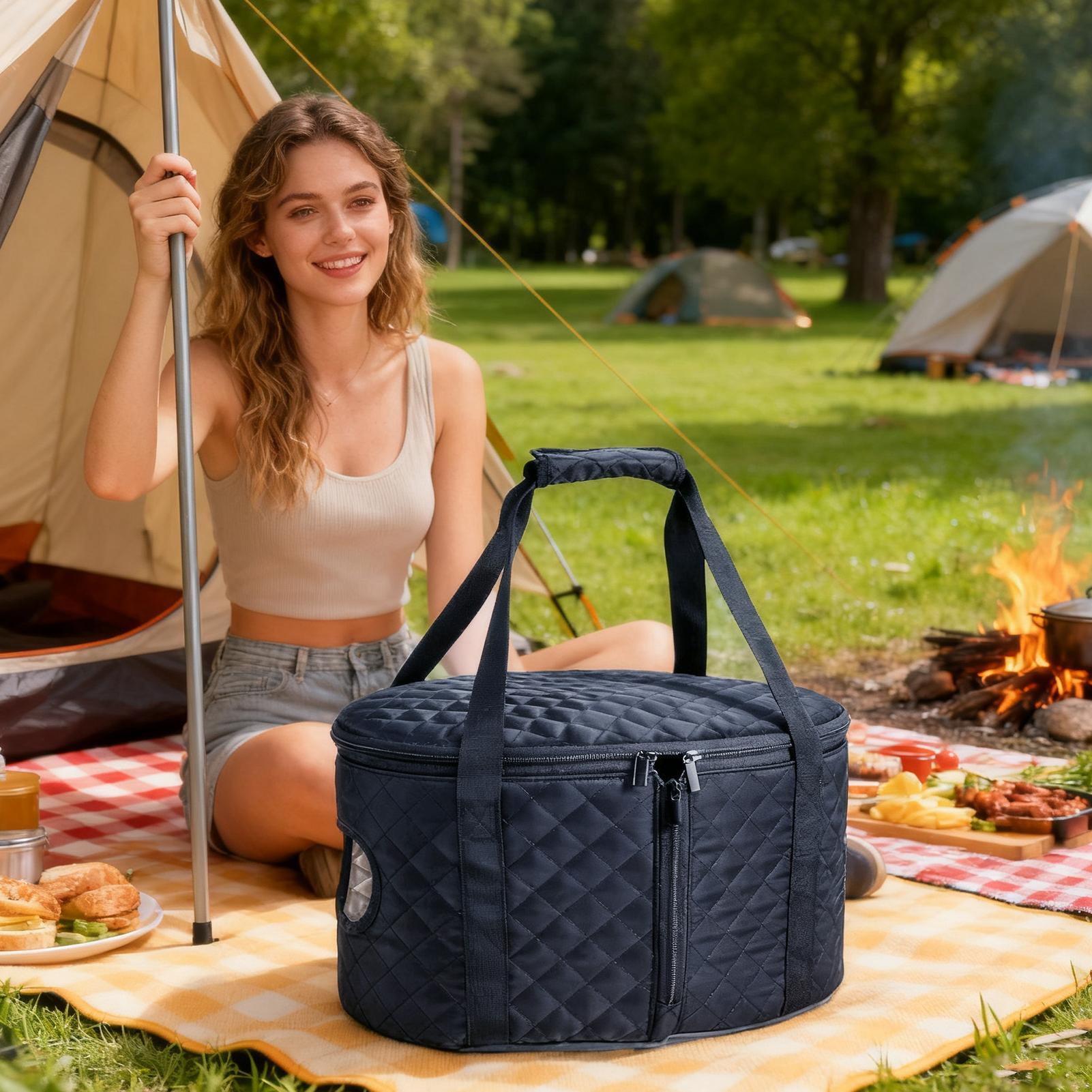 

Slow Cooker Carrying Bag Large Capacity Reusable Case Insulated Liners Cooking Pot Carrying Bag With Lid Fixing Buckle For China Mainland