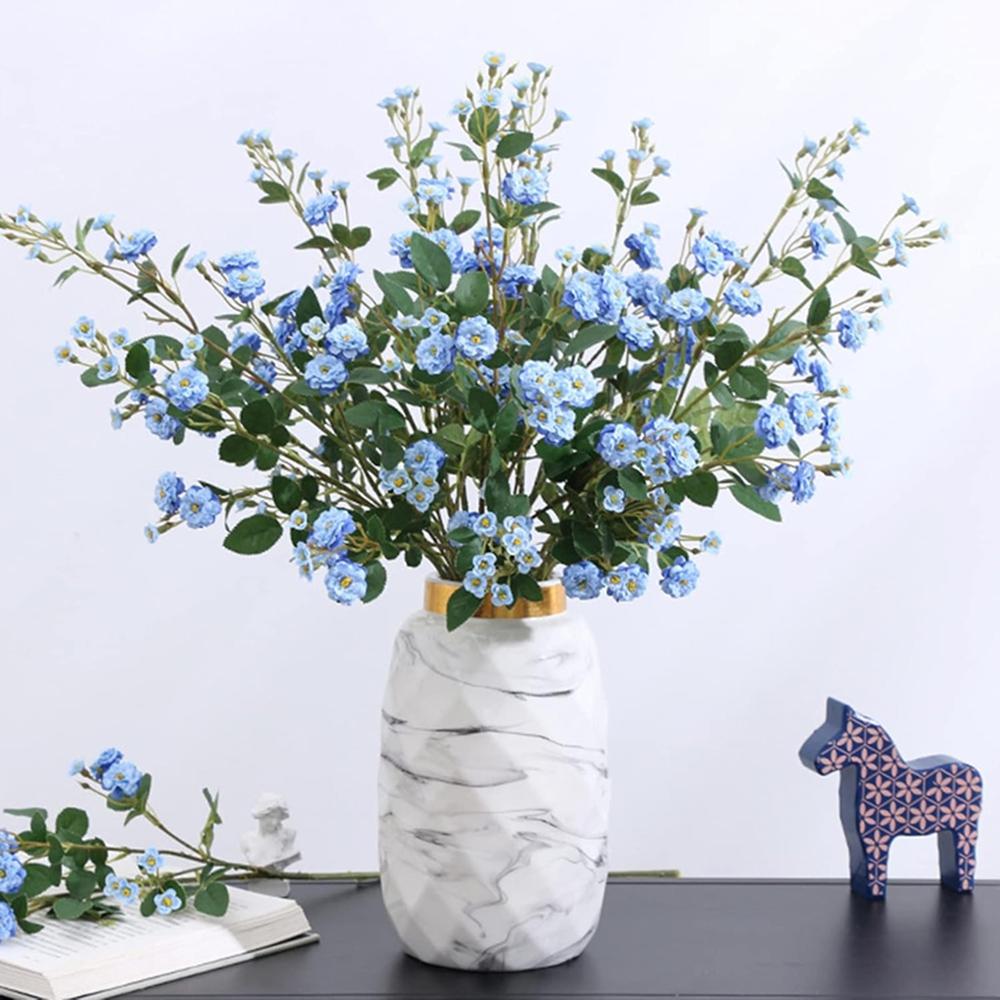 1/4PCS Artificial Flowers Daisy Home Room Table Decoration Yard Garden DIY Gift Wreath Material Wedding Bridal Bouquet Accessory
