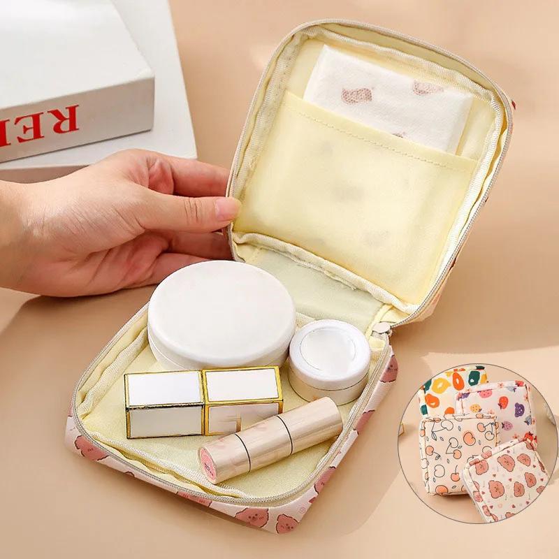 Women Girls Tampon Storage Bag Cosmetic Bag Organizer Bag Organizer Case Sanitary Pad Pouch Napkin Cosmetic Bags Tampon Holder