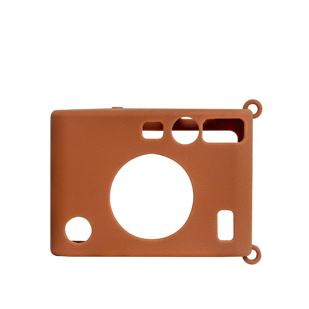 Solid Color Silicone Protective Cover for Fujifilm Instax Mini EVO Instant Camera Case Accessories Soft Shell Leather Protector