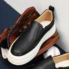 Board Shoes Men's 2025 Autumn and Winter New Thick-soled Fashion Casual Men's Shoes Genuine Leather One-pedal Lazy School Style Little White Shoes