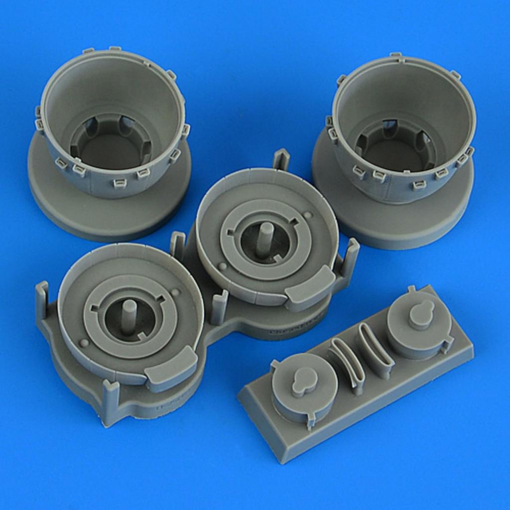 Quickboost Cowling Cooling Flap Closed Plastic Model Parts QIC72735 1/72 B-25H/J & Set, (for Hasegawa)
