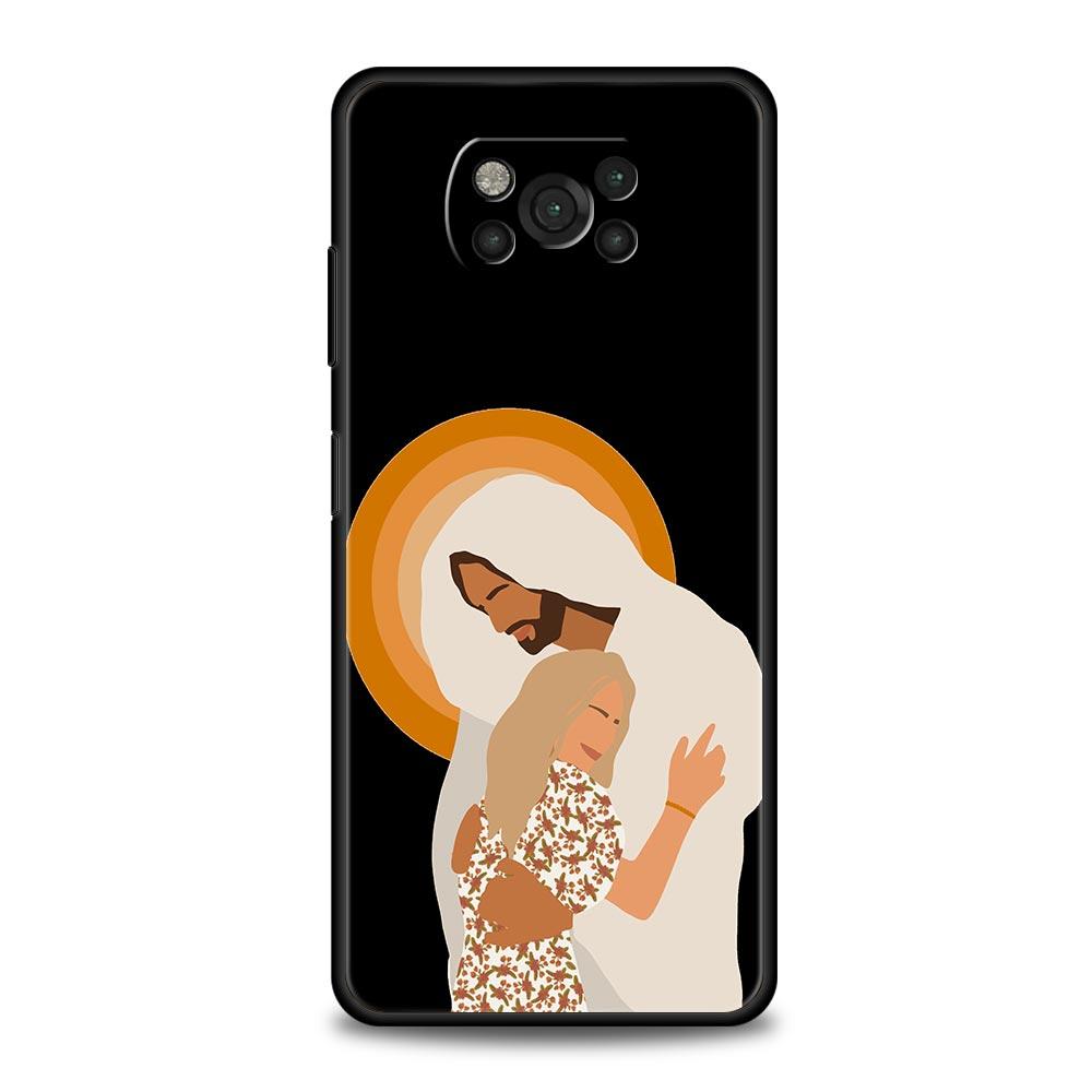 Glaube Christlich Religiös Jesus Handyhülle Für Xiaomi Mi Poco X3 NFC M3 F4 F3 M4 X4 Note 10 12 Lite 11 11T 13 12T Pro 9T Hülle