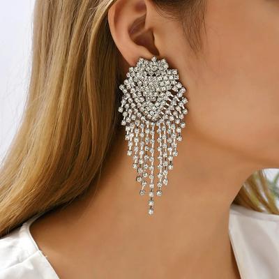Kreativní design Kamínková střapcová nevěsta Svatba Večírek Šperky Trend Luxusní kvalita Družičky Neobvyklé visací náušnice pro ženy