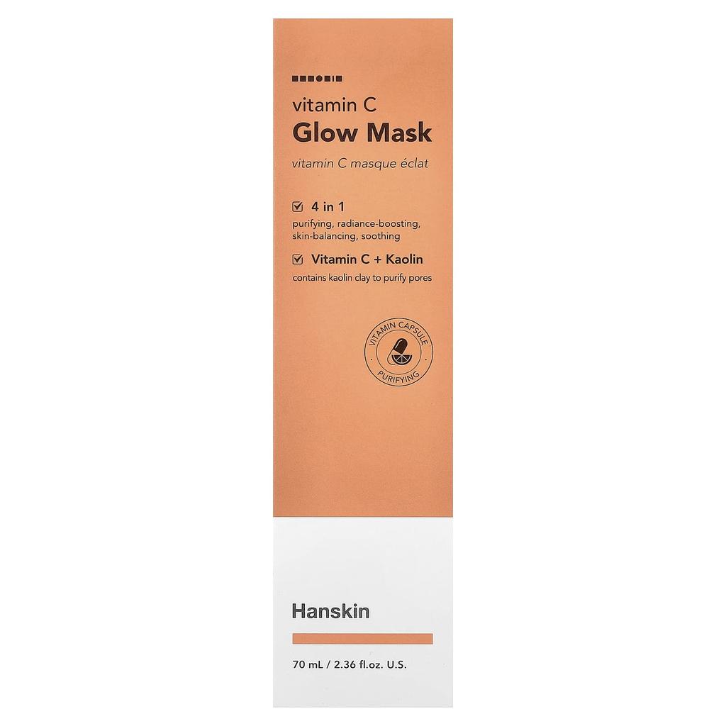 Hanskin Vitamin C Glow Beauty Mask, 70ml (2.36 Fl Oz)