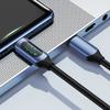 Braided USB C Fast Charging Cable with Power Display, PD100w Type C Cord for Laptop Tablet and Phone Charging