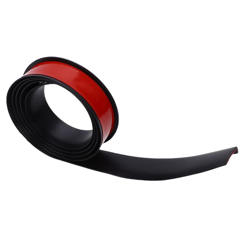 Rivestimento Passaruota Auto Motivo Fibra di Carbonio PVC Antigraffio Sopracciglio Ruota Auto Striscia Anticollisione Ruota Piatta Nera 3.8
