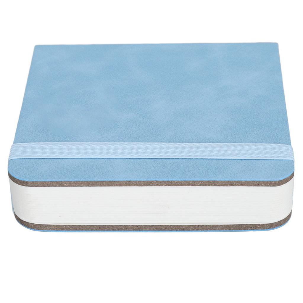 30 Blatt Aquarell-Skizzenbuch Feinkörnig Tragbar Taschenformat Aquarellmalpapier 10 x 10 cm Blau