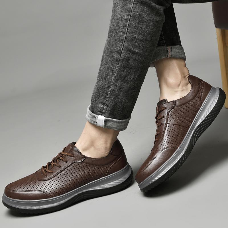 2024 neue Männer Schuhe Aus Echtem Leder Männer Business Schuhe Hohe Qualität Im Freien Männer Turnschuhe Männlichen Casual Schuhe Wandern Schuhe