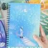 A5 Girly Style Cute B5 Ring Binder Notebook with Coil - Simple and Literary Design