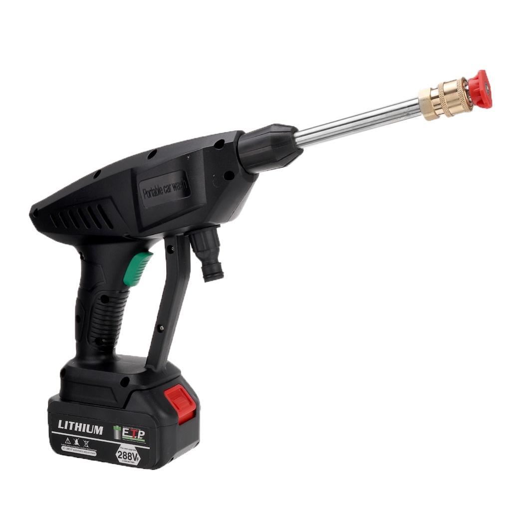 Cordless Electric Car Washer Machine Kit Portable High Pressure Battery Washing Auto Spray Garden Tool 24V 600W