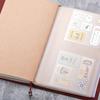 Transparent A5 Size PVC Storage Bag - Portable Standard for Traveler's Notebook Passport