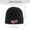 bratz logo Warm Knitted Cap Winter Knit Bonnet Hat Skullies Beanies Hip Hop Caps for Unisex