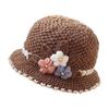 Handmade Crochet Knit Bucket Hat With Flower - Warm & Stylish, The Viral Must-Have Winter Hat For Women And Mom