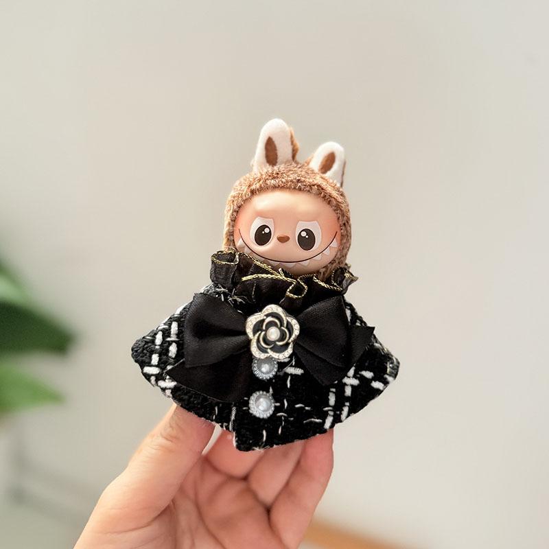 Mini Version 4.0 Vinyl Face Plush Blind Box Doll Clothes Christmas Set Small Nose Gaga Heart Bottom Password