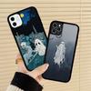 Cartoon Spooky Ghost Phone Case Silicone PC+TPU For For IPhone 11 12 13 14 15 16 Plus Pro Max Cover