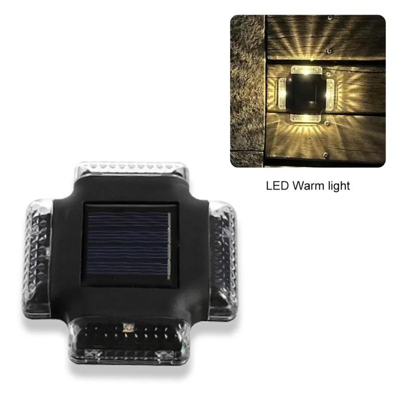 

15 шт., уличный водонепроницаемый настенный светильник на солнечной батарее, верхнее и нижнее световое освещение, уличный светильник для внутреннего двора в европейском стиле warm light-1PCS