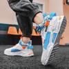 High-Top Street-Laufschuhe für Herren Kultur Lässige Sneaker Herren Sport-Sneaker Mode Schnürschuhe Farblich abgestimmte Plateauschuhe