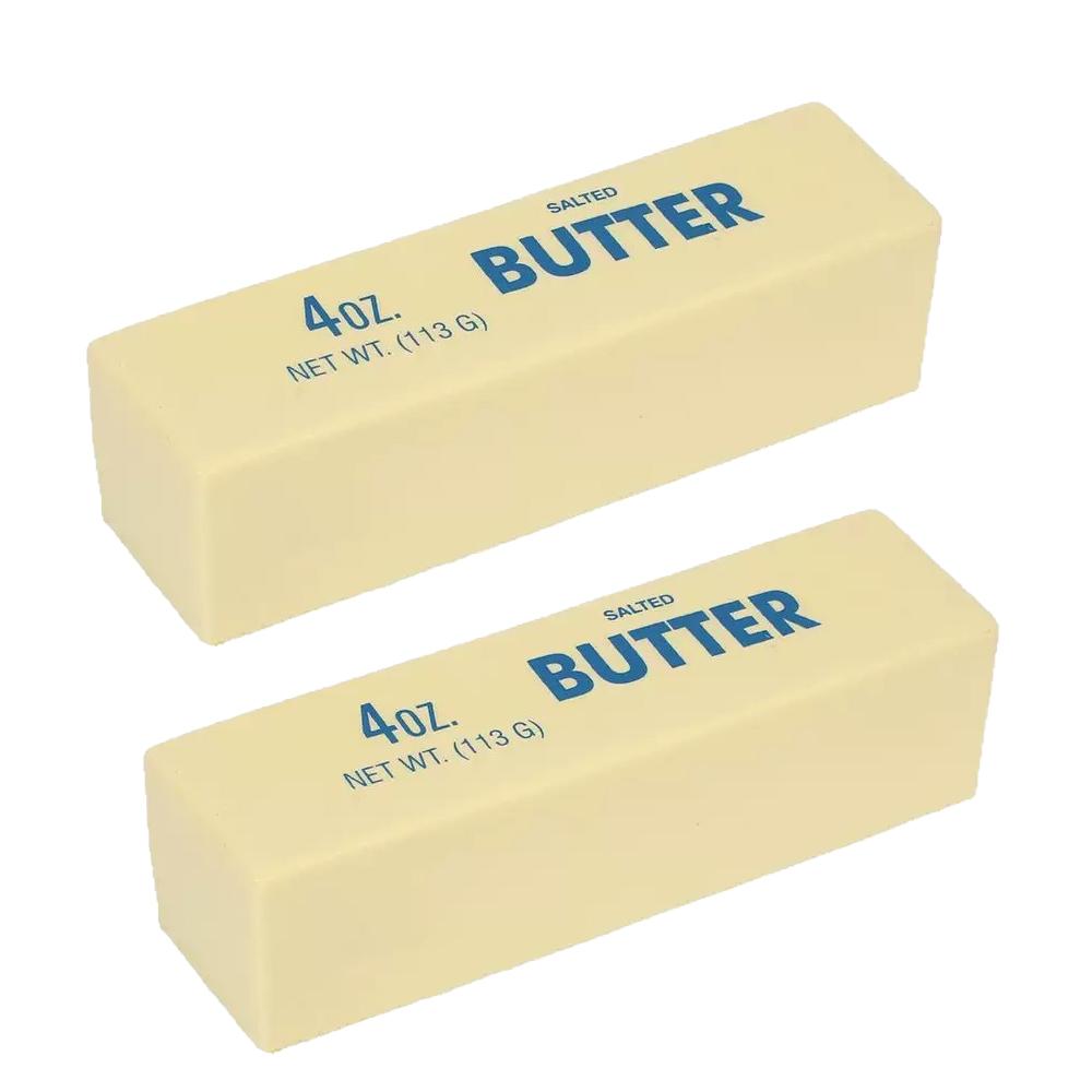 1-5 Pcs Butter Stick Squishy Fidget Toys Elastic Cheese Stick Funny Squeeze Prank Toy Stress Anxiety Relief Game