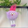 Adorable Plush Doll Keychain With Spring Legs Perfect For Gift Giving And Collecting