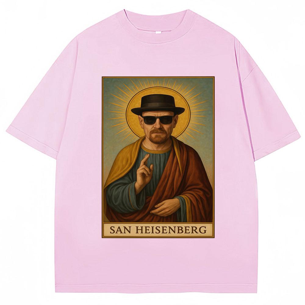 

Funny Heisenberg Breaking Bad Graphic Vintage T Shirt Men Women Creativity Popular T-shirts Oversized Cotton Short Sleeve 3XL