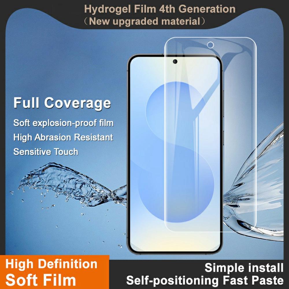 IMAK Hydrogel Film 4th For Samsung Galaxy A37 5G Full Screen Protector Ultra Clear Full Glue Soft TPU Film (Fingerprint Unlock)