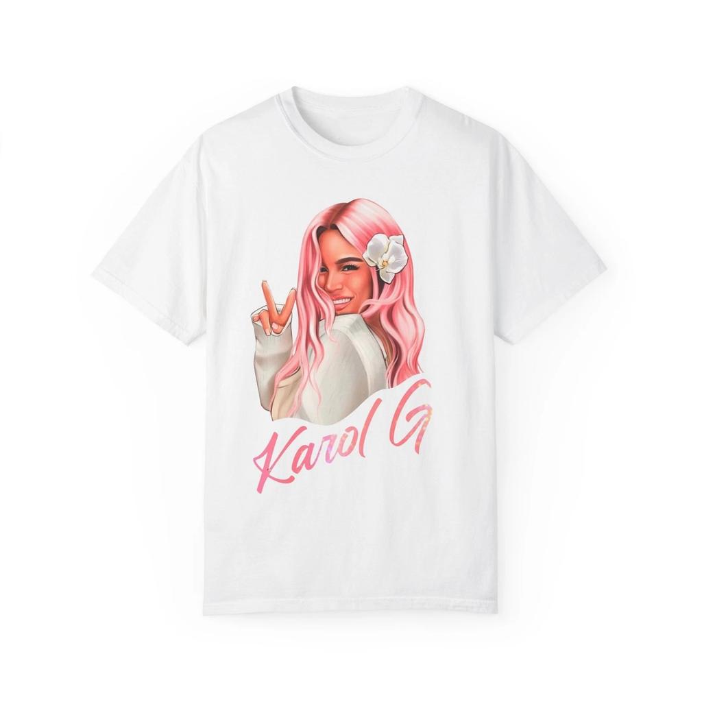 Karol G Graphic Unisex T Shirt Unisex Cotton Short Sleeve Yk Oversized Fashion Tee Women Popular Streetwear Top For Fans