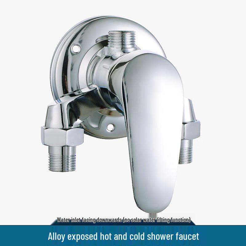 Surface-Mounted Hot/Cold Shower Mixing Valve Faucet
