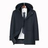 Men's Padded Jacket Hooded Removable Liner Two-piece Padded Jacket