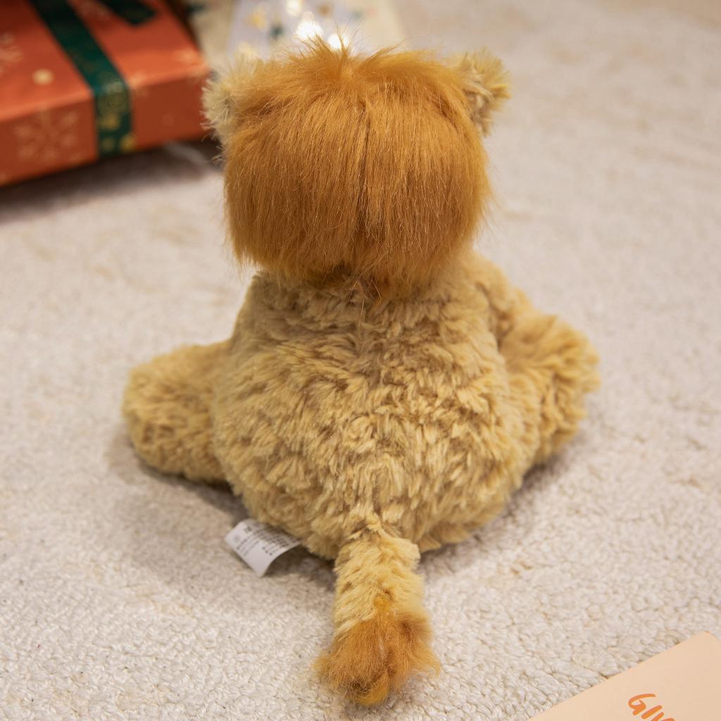 The Yellow Plush Lion Stuffed Animal Is Soft and Cute Ideal Ideal For Children (Yellow Lion 9.8 inch) Holiday Gift Idea Birthday Gifts