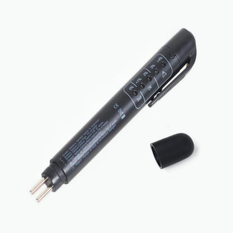 Auto Liquid Testing Brake Fluid Tester Pen 5 Led Indicator Display For Dot3/Dot4 Electronic Pen Brake Fluid Oil Tester Digital
