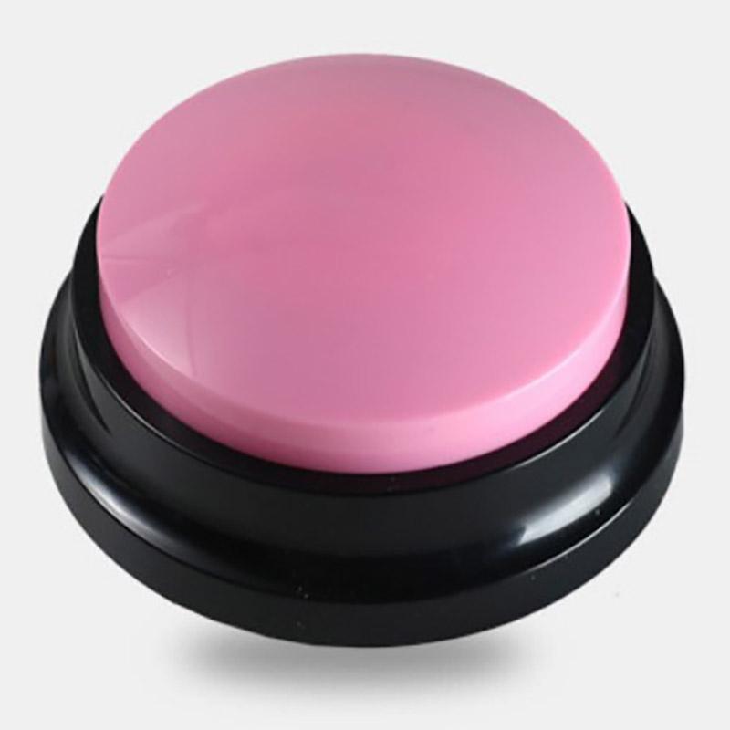 Pet Toys Voice Recording Button  Dog Buttons for Communication Pet Training Buzzer Recordable Talking Button Intelligence Toy