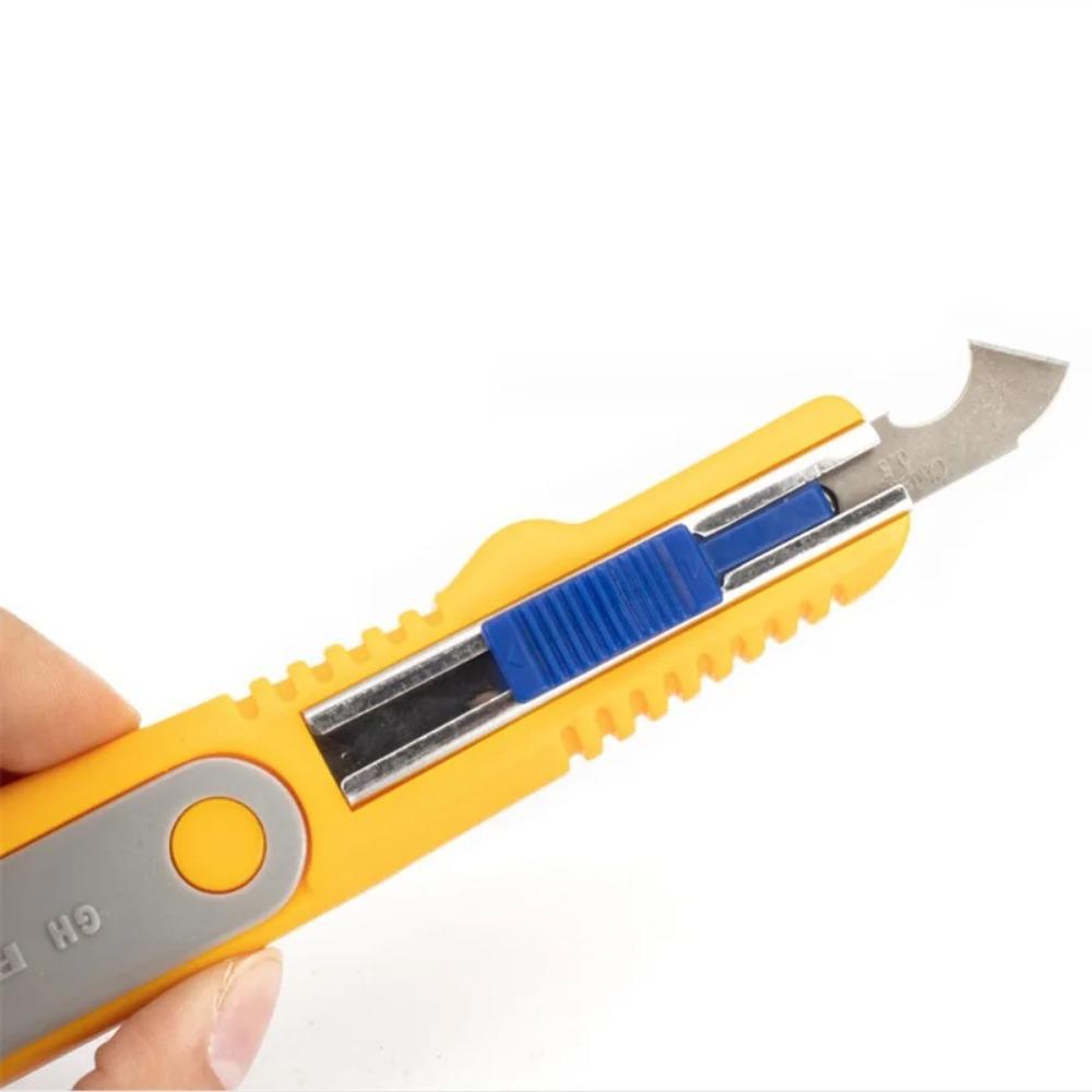 1pc Cutter With 10 Blades For Acrylic Plastic Sheet Cardboard Plexiglass Professional Utility Hook Knife Precision Cutting Tools