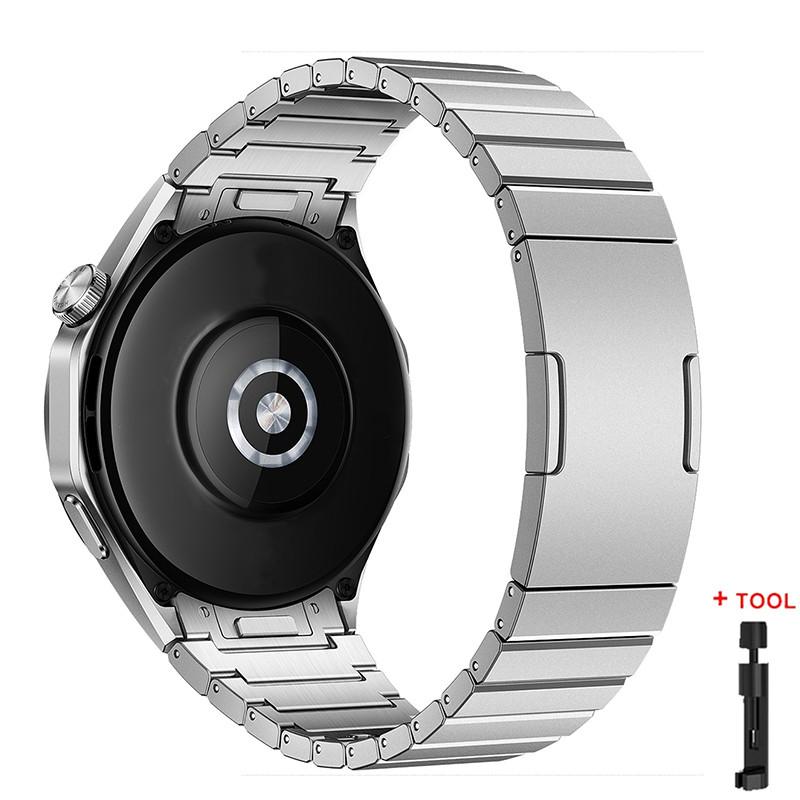 

Роскошный ремешок из нержавеющей стали для Huawei Watch GT4 46 мм 22 мм Ремешок без зазоров Correa Быстросъемный Быстрозастегивающийся Мужской браслет For GT4 46mm