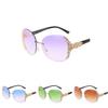 Stylish And Timeless Men Women Vintage Mirror Frameless Flat Lens Sunglasses
