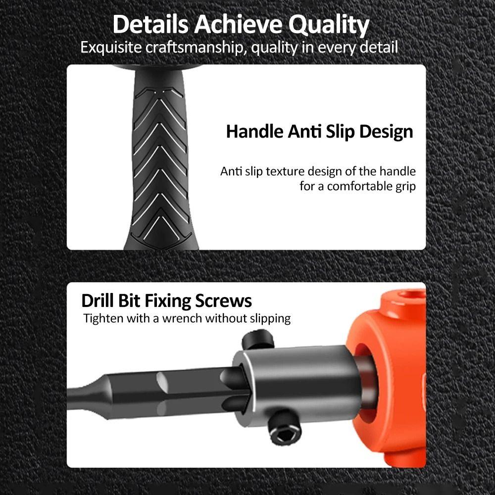 Handheld Electric Hammer Conversion Head with Drill Bit Electric Hammer Drill  Electric Hammer