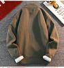 Men's Stand Collar Knitted Cardigan: Autumn/Winter Style, Trendy Youth, Velvet-Lined, Thick Sweater Coat.