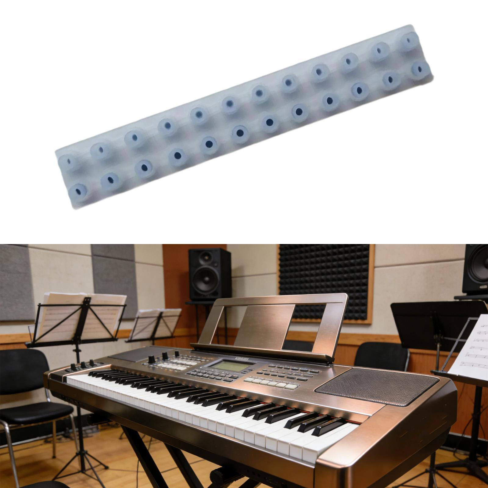 5 Conductive Keycaps for Piano Keyboards, Suitable Digital Pianos 1 Strips