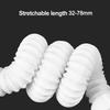 Sink Drain Pipe Extendable Flexible Hose 0.32 to 0.78 Meters with Fittings for Kitchen and Bathroom Wastewater Drain