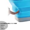 TOSSOW Folding Bucket Silicone Fishing Bucket Compact Storage Heat Resistant Fishing Car Wash Kitchen 10L