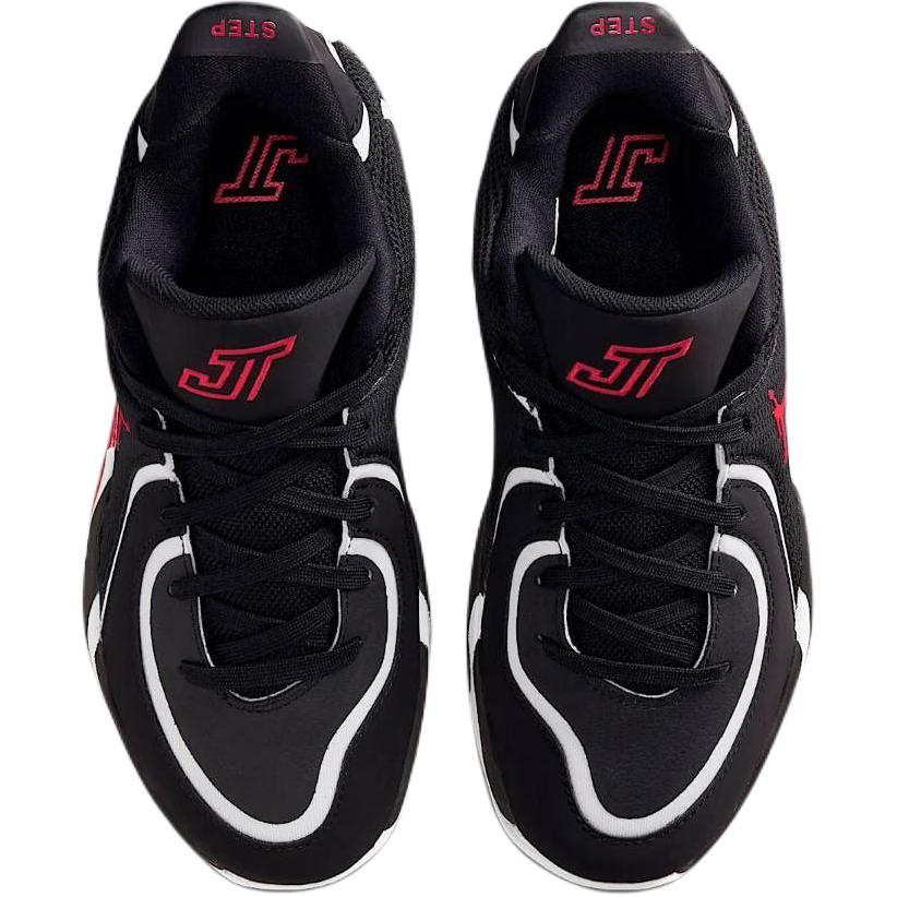 Jordan Tatum 4 Low top Children's Basketball Shoes Black Red Unisex HQ4611-001