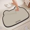 New Soft Diatom Mud Moisture-wicking Mat Slip-resistant Quick Dry Foot Mat Bathroom Door Dirty Mat Durable Durable